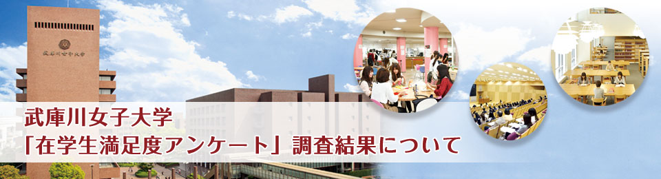 武庫川女子大学　「在学生満足度アンケート」調査結果について