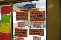 教室(1年生)に貼ってある掲示