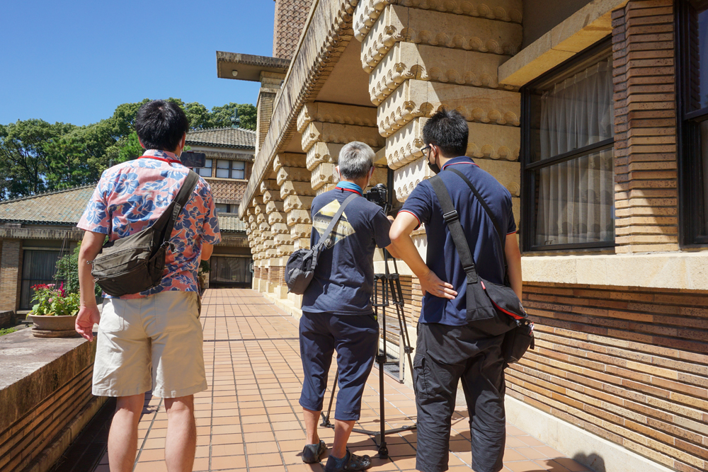 「新美の巨人たち」撮影風景