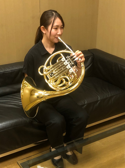 増田真奈美さん(演奏学科2年生)