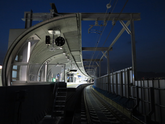 View from the east side railway