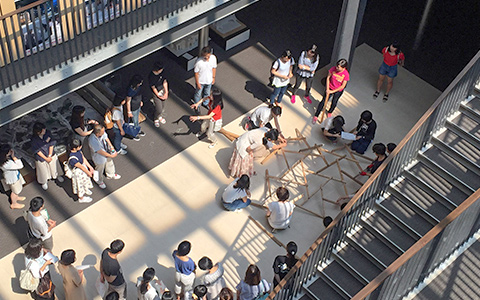 武庫川女子大学のオープンキャンパスで各種イベント