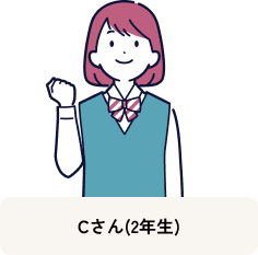 Cさん(新2年生)